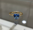 Load image into Gallery viewer, "Infinity" Trilliant Cut Ring Small 7mm My Crystal Companion
