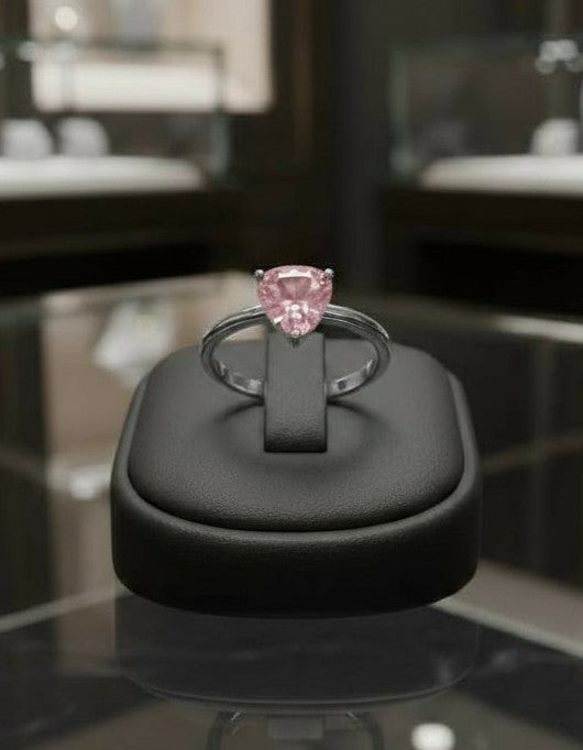 "Infinity" Trilliant Cut Ring Small 7mm My Crystal Companion