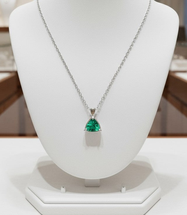 "Infinity" Trilliant Cut Small Pendant 8mm My Crystal Companion