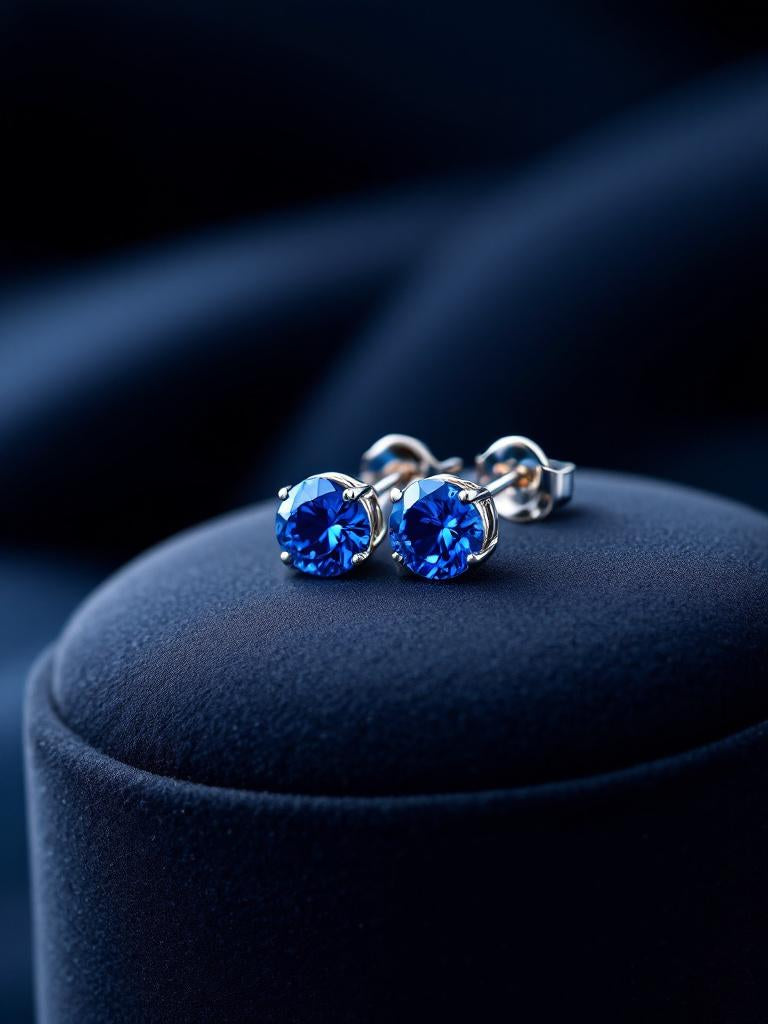 "Soothing Whispers" Portuguese Cut Pierced Earrings 5mm My Crystal Companion