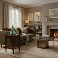 Load image into Gallery viewer, Collection of Ahava Memorials Starlight Trees in multiple sizes and glaze colors, handcrafted with ashes and glowing softly together in a warm, cozy room.
