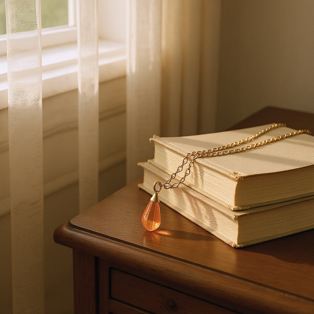 "Tender Teardrop" Briolette Pendant 10.4x24mm My Crystal Companion