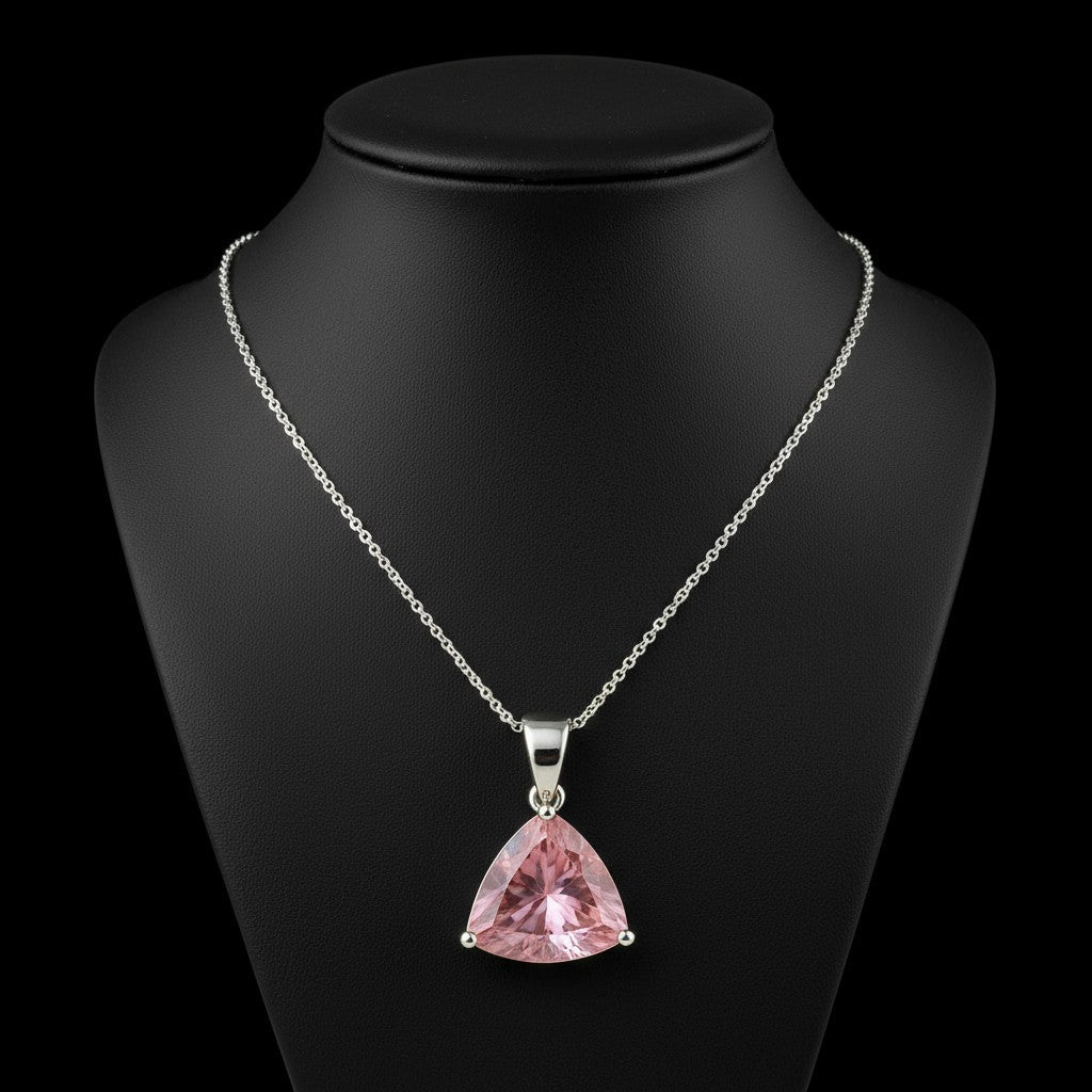 "Infinity" Trilliant Cut Large Pendant 15mm My Crystal Companion