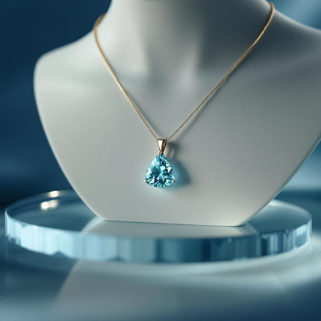 "Infinity" Trilliant Cut Large Pendant 15mm My Crystal Companion