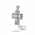 Load image into Gallery viewer, "Tranquility Cross" Pendant 5 stones, Overall size 28x22.3mm My Crystal Companion
