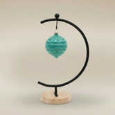 (copper)
Copper ceramic wave ornament made with ashes, a handcrafted memorial artwork symbolizing light, continuity, and cherished memories.