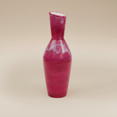 (sunstone red)
Sunstone red ceramic cremation memorial vase made with ashes, handcrafted in a bold, modern angled form.