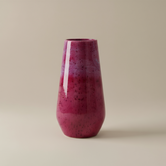 (sunstone red)
Sunstone red ceramic bouquet vase made with ashes, a handcrafted cremation memorial symbolizing love and strength.