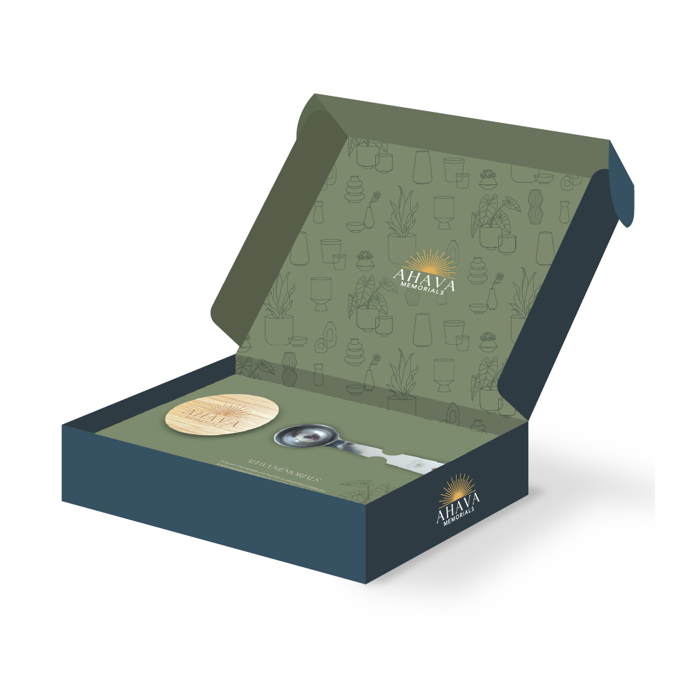 Collection Kit return Bubble Ahava Memorials