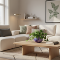 Load image into Gallery viewer, Ceramic tulip vase by Ahava Memorials, handcrafted with ashes and placed beside a glowing candle in a calm, reflective memorial space honoring a loved one.
