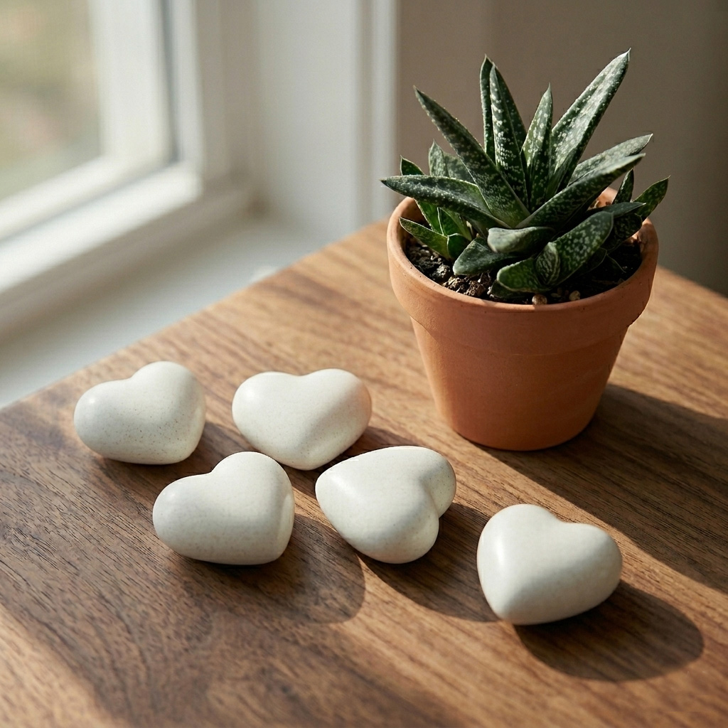 Memory Heart by Ever Stones™ - Cremation Stone Keepsakes Ahava Memorials