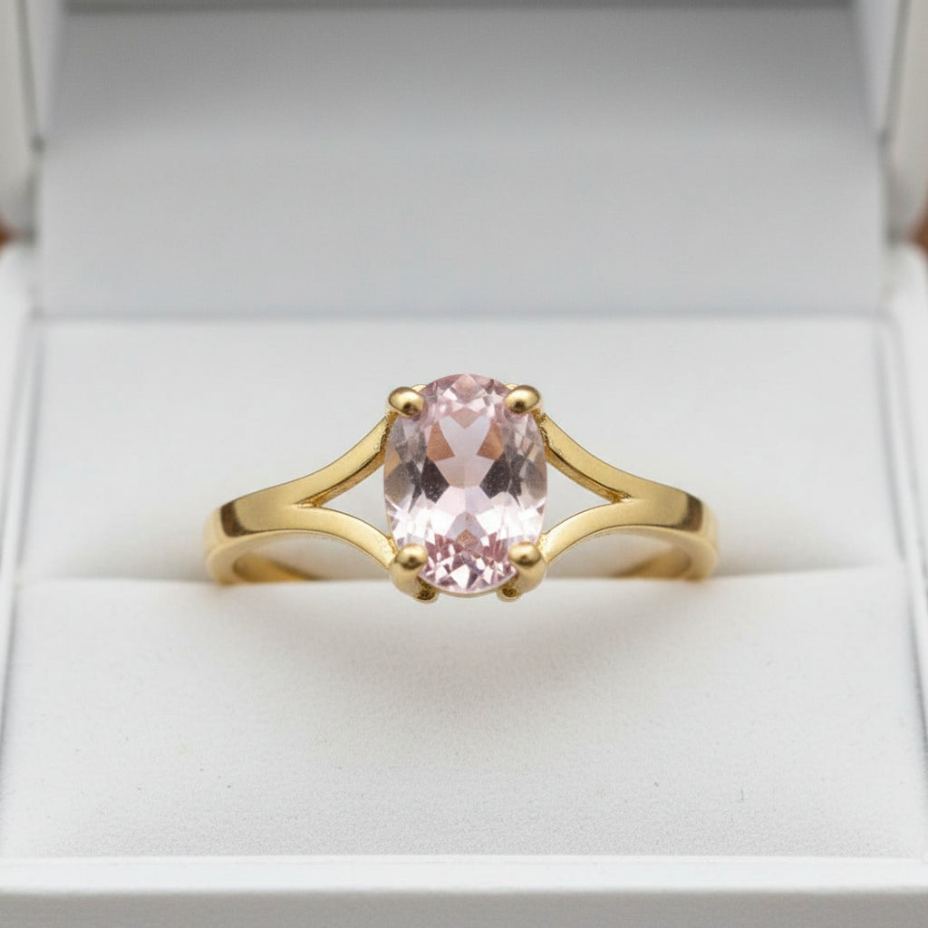 "Eternity" Oval Ring 6x4mm My Crystal Companion