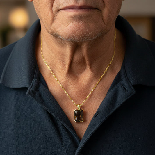 "Never Forgotten" Cushion Cut Pendant 16x12mm My Crystal Companion