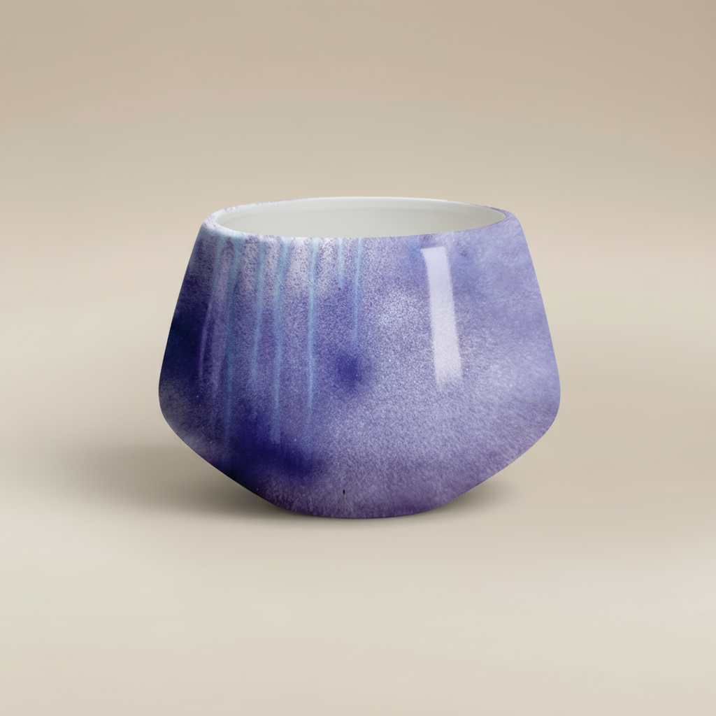 (lavender)
Lavender ceramic tulip vase made with ashes, handcrafted by Ahava Memorials to evoke serenity and remembrance.
