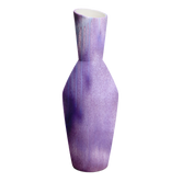 (lavender)
Purple textured vase on a white background